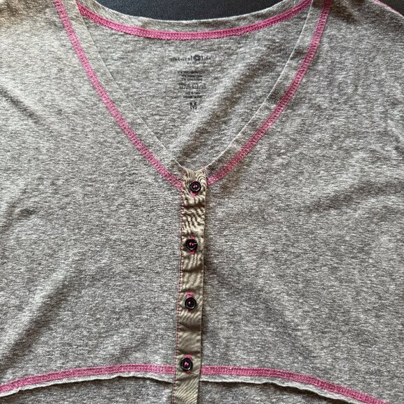 Natural Life Riley Romper/Jumpsuit, Grey/Pink - Picture 4 of 10